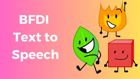 New customers get 300 in free credits to spend on Text-to-Speech. . Text to speech bfdi